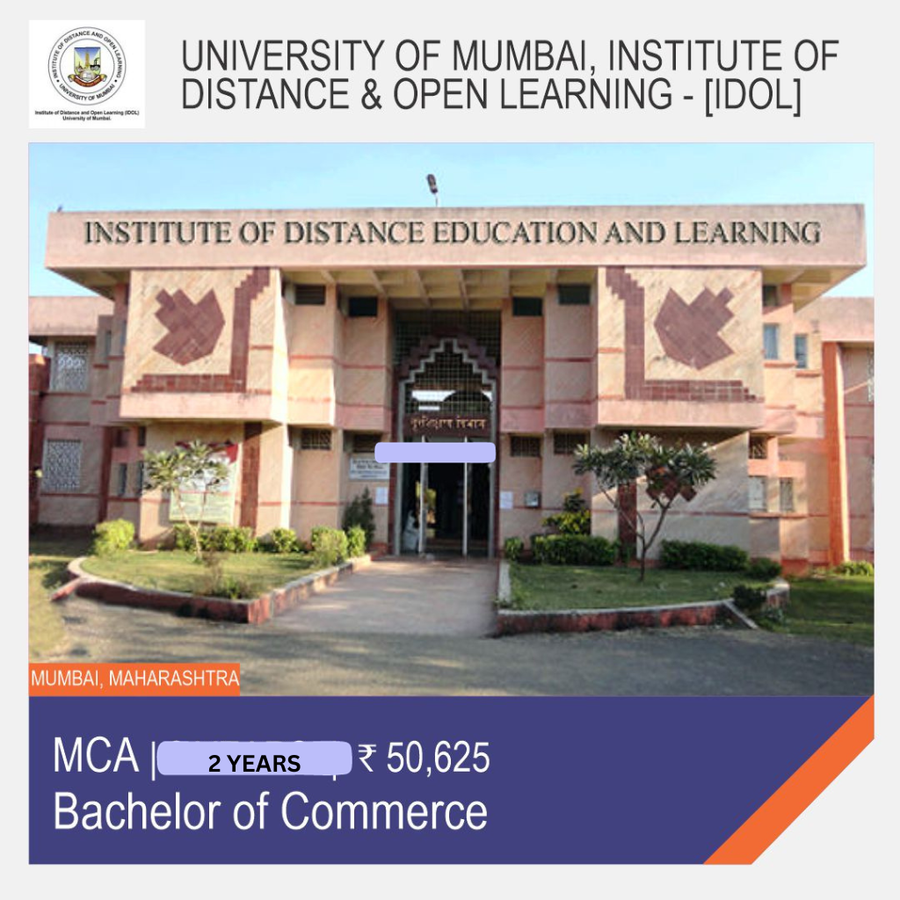 University of Mumbai, Institute of Distance & Open Learning 